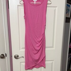 Leith Asymmetrical Pink Dress Size Small